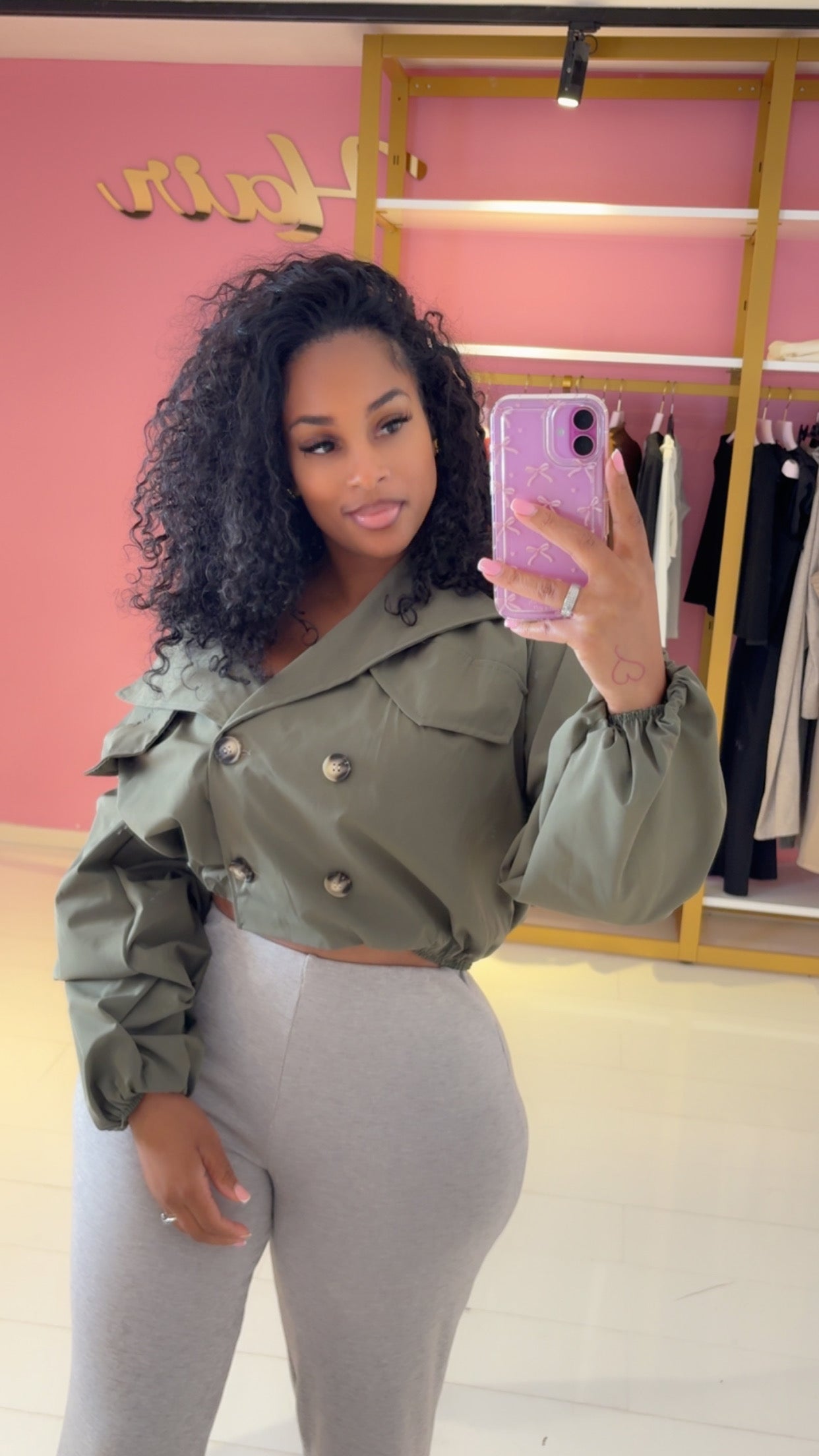 Army Green Luxe Jacket